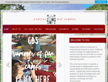 Tablet Screenshot of capitaldayschool.net